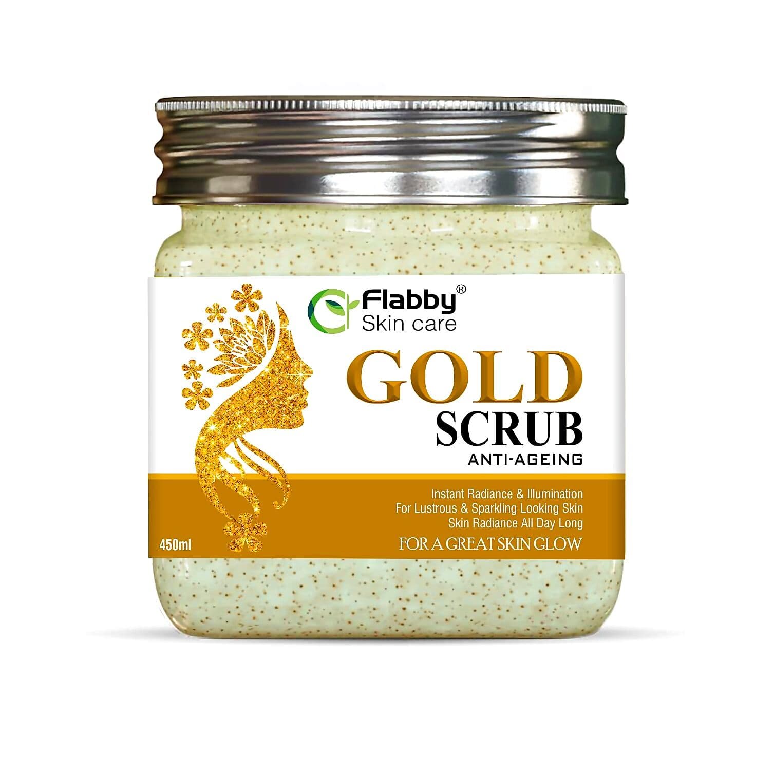 Flabby Skin Care Gold Scrub