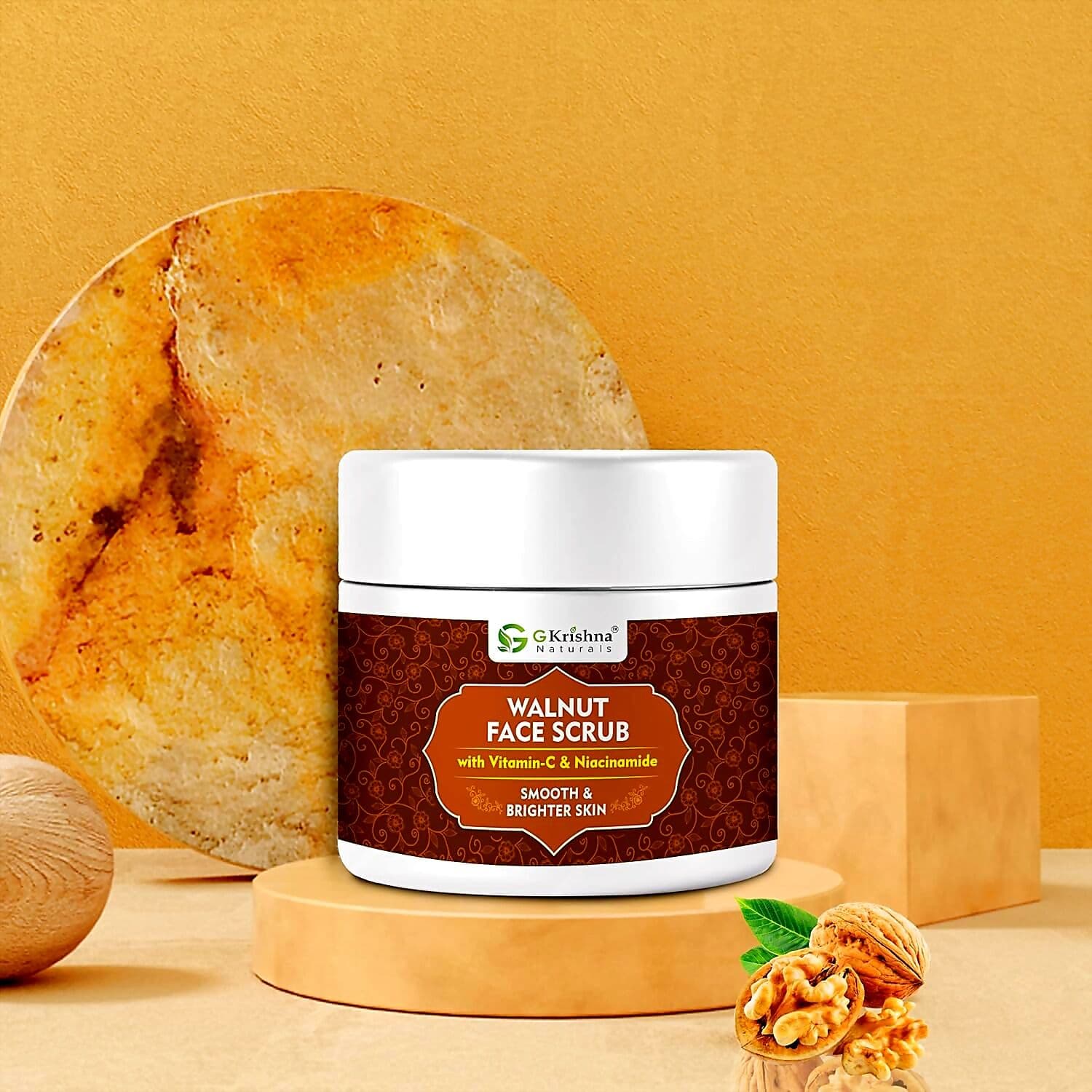 G Krishna Naturals Walnut Face Scrub