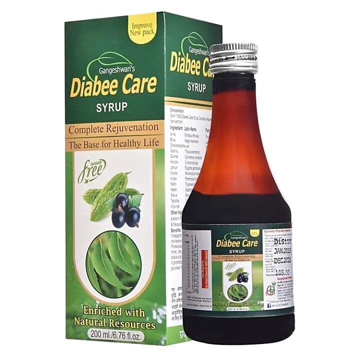 Gangeshwari Diabee Care Syrup (Sugar Free)