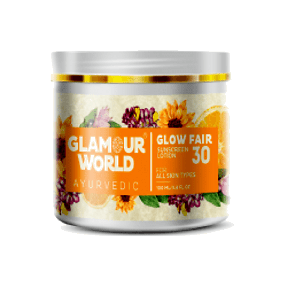 Glamour World Glow Fair 30 Sunscreen Lotion
