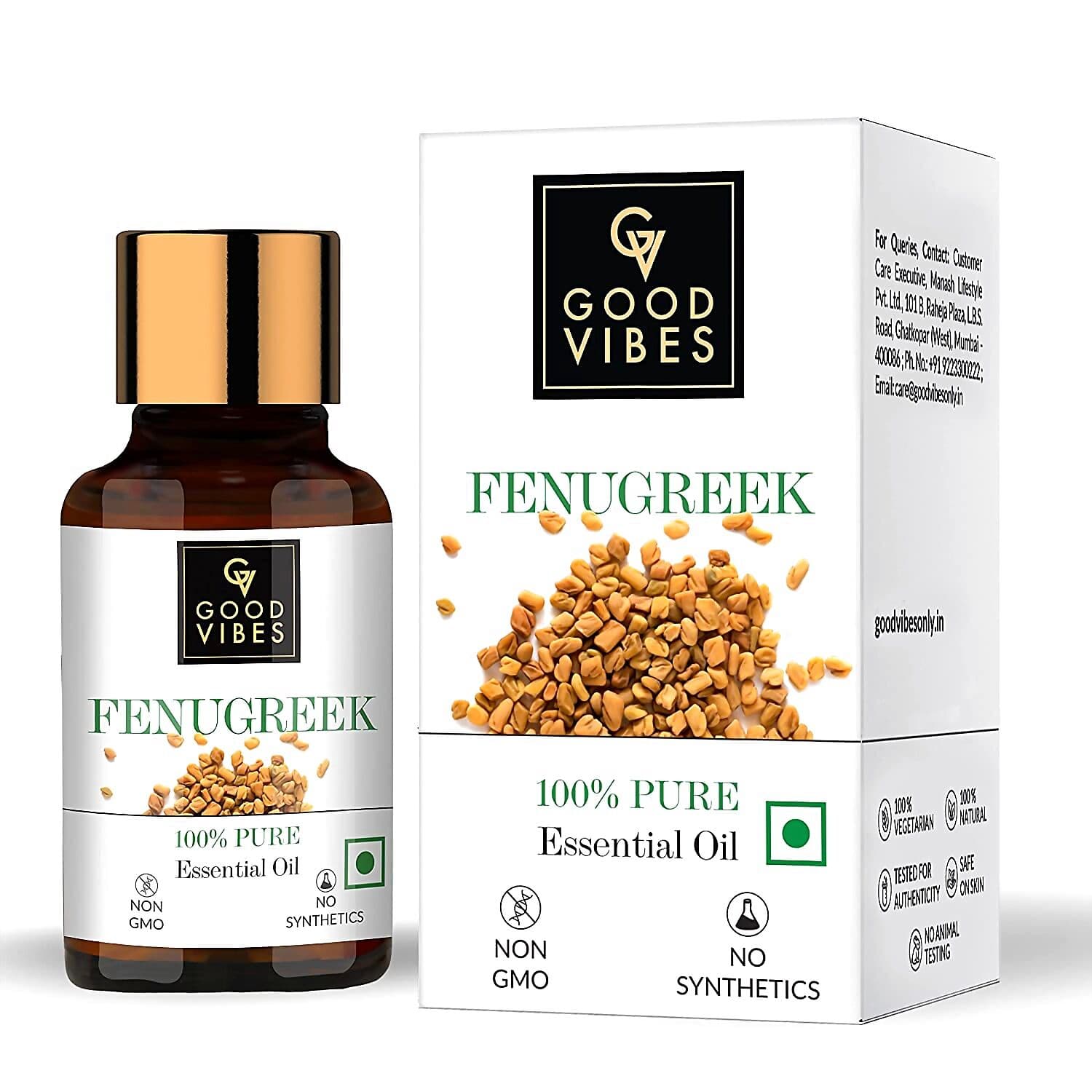 Good Vibes 100% Pure Essential Oil Fenugreek