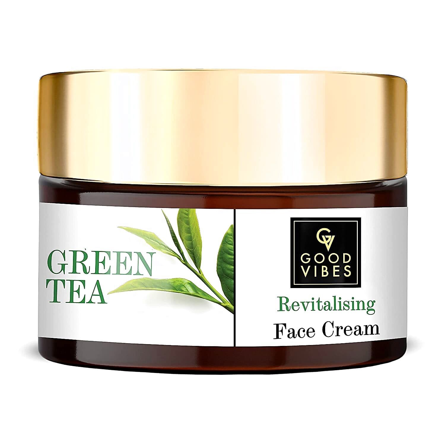 Good Vibes Green Tea Revitalising Face Cream