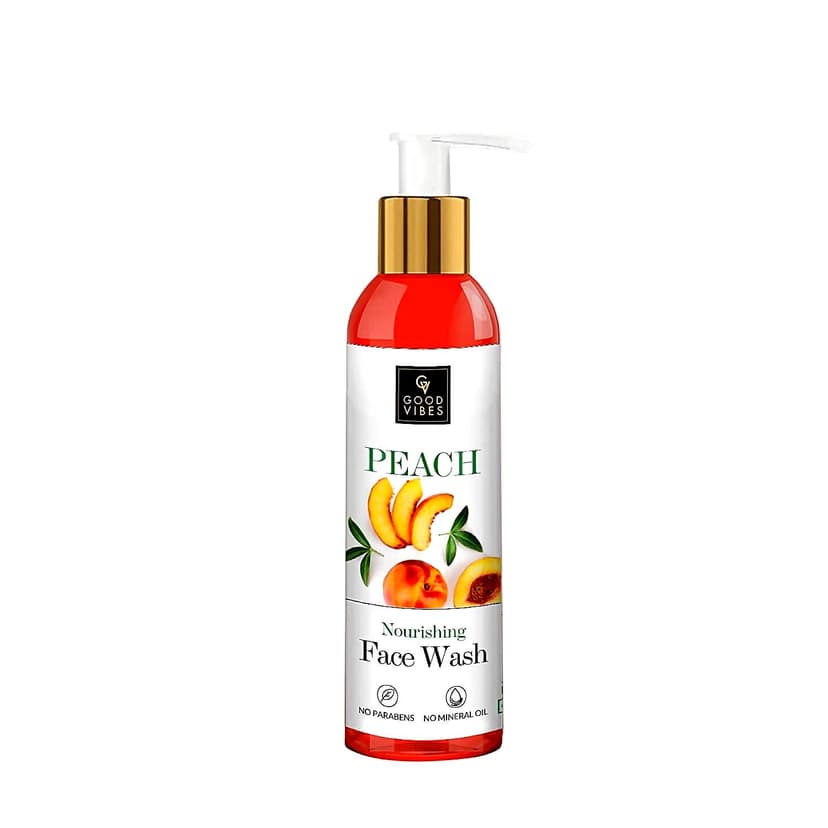 Good Vibes Nourishing Face Wash Peach
