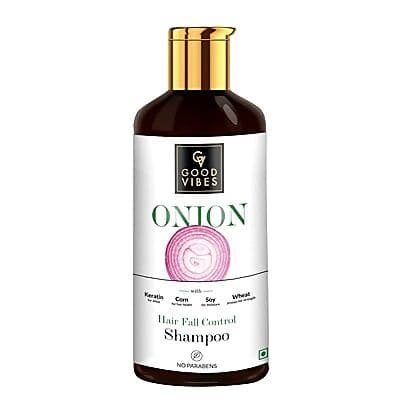Good Vibes Onion Hairfall Control Shampoo 