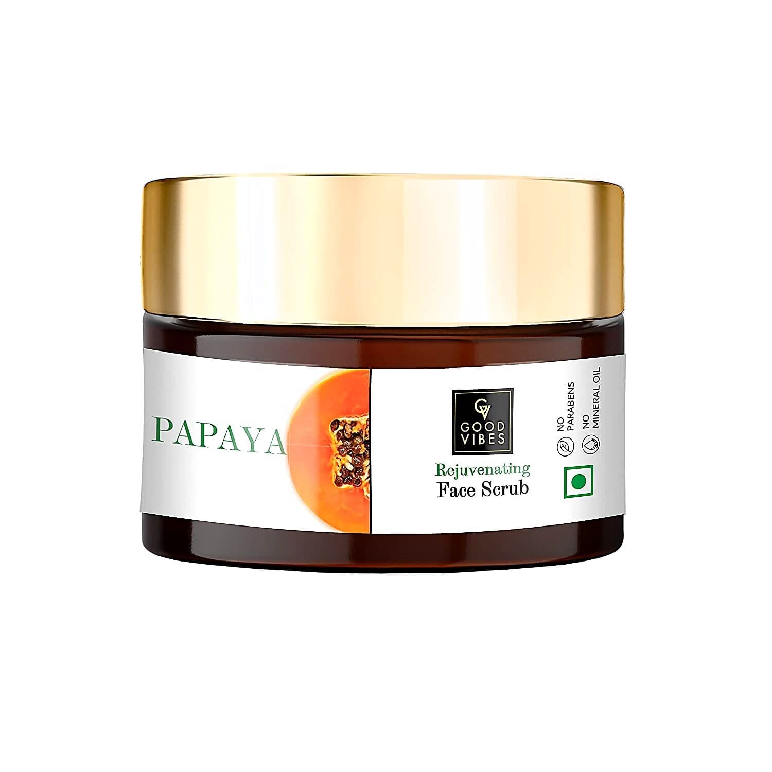 Good Vibes Papaya Rejuvenating Face Scrub 
