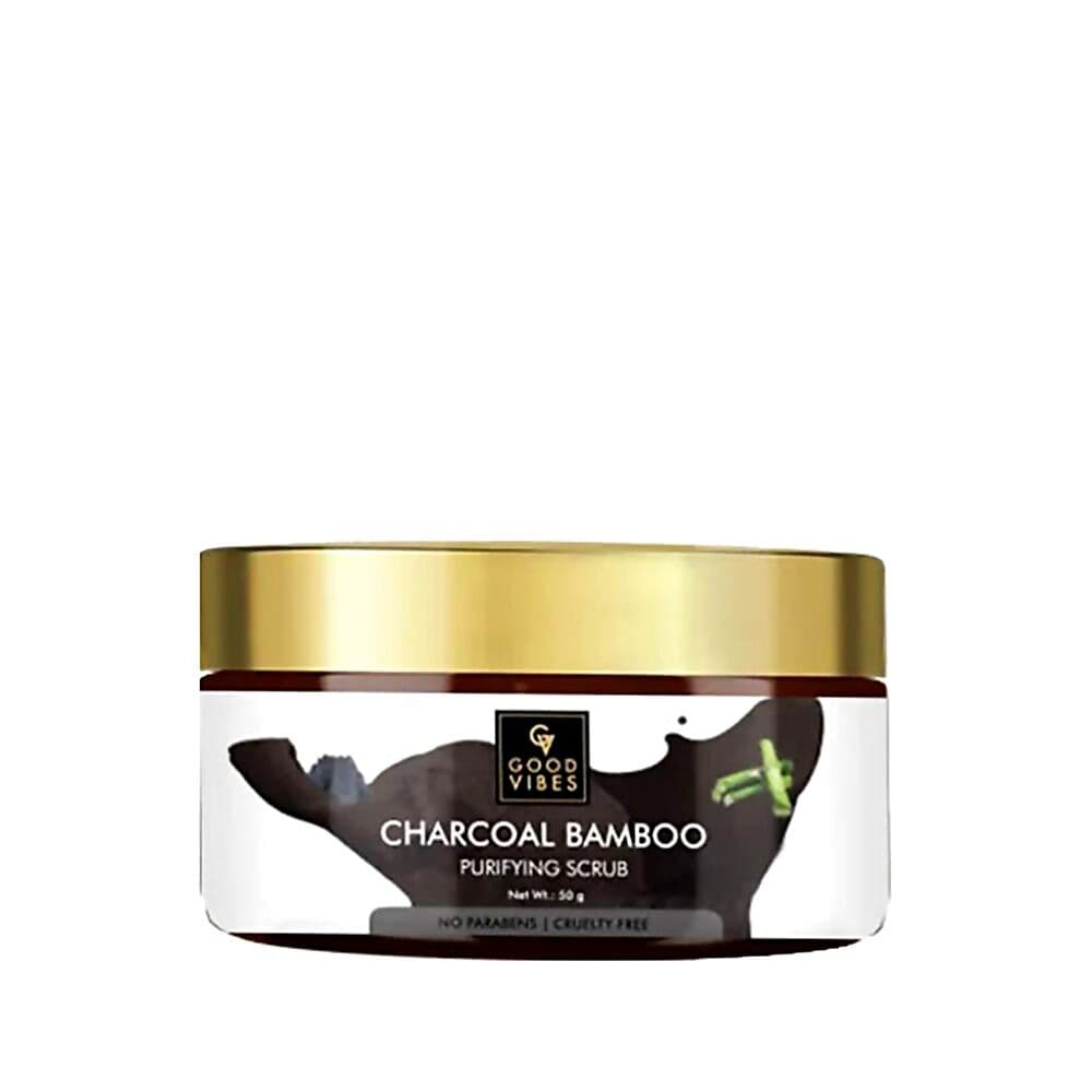 Good Vibes Purifying Scrub Charcoal Bamboo