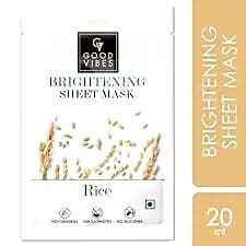 Good Vibes Rice Brightening Sheet Mask