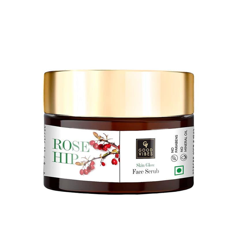 Good Vibes Skin Glow Face Scrub Rosehip