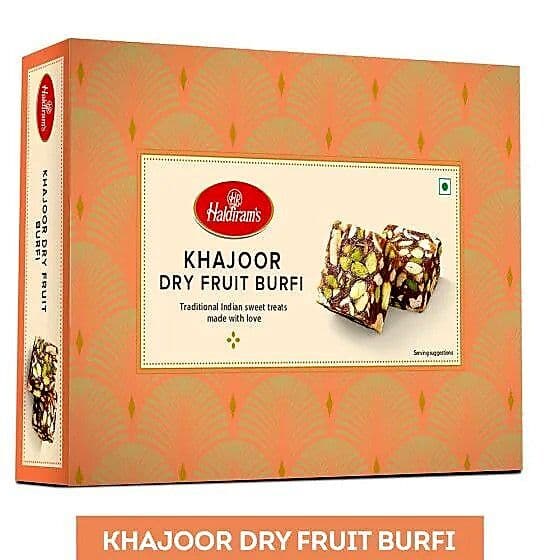 Haldirams Khajur Dry Fruit Barfi