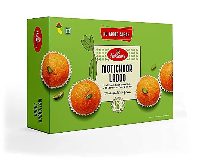 Haldirams Motichoor Ladoo No Added Sugar