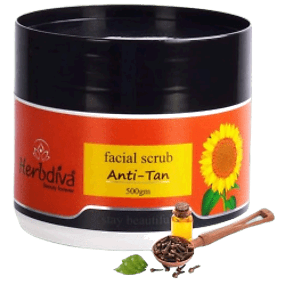 Herbdiva Anti Tan Facial Scrub