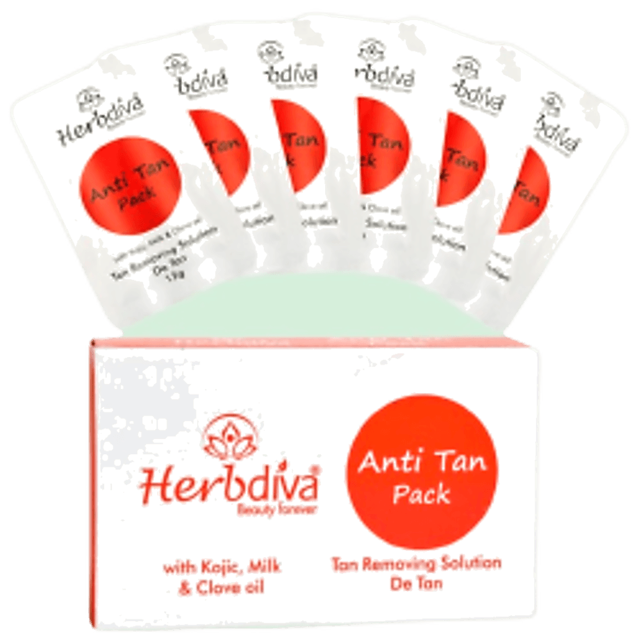 Herbdiva Anti Tan Pack 6 Sachets