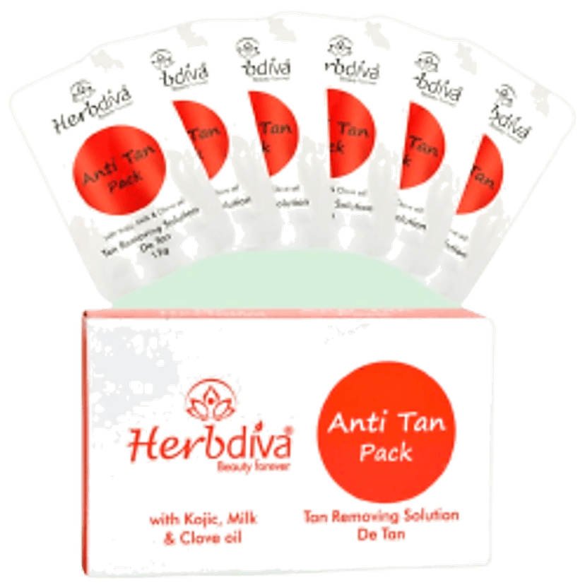 Herbdiva Anti Tan Pack 6 Sachets