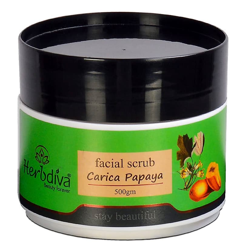 Herbdiva Carica Papaya Facial Scrub