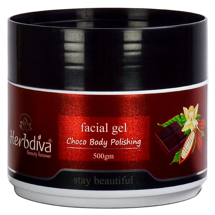 Herbdiva Choco Body Polishing Facial Gel