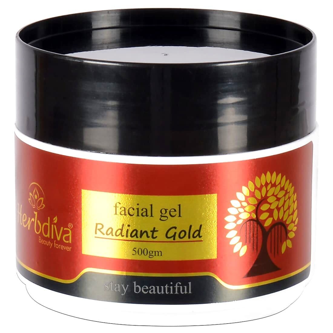 Herbdiva Radiant gold facial Gel