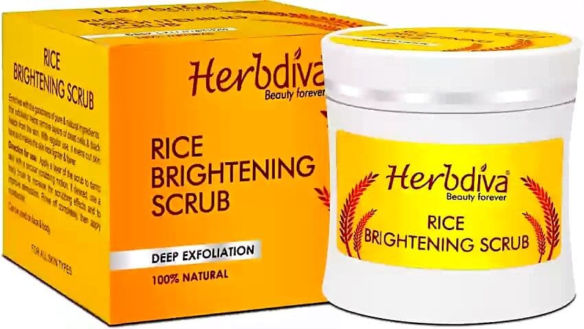 Herbdiva Rice Brightening Scrub