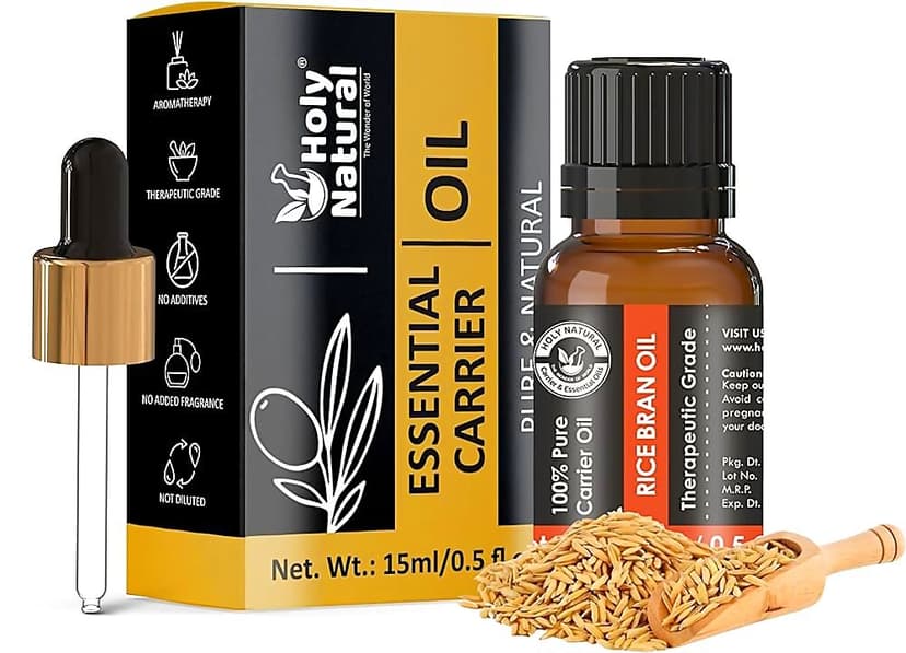 Holy Natural Rice Bran Carrier Oil