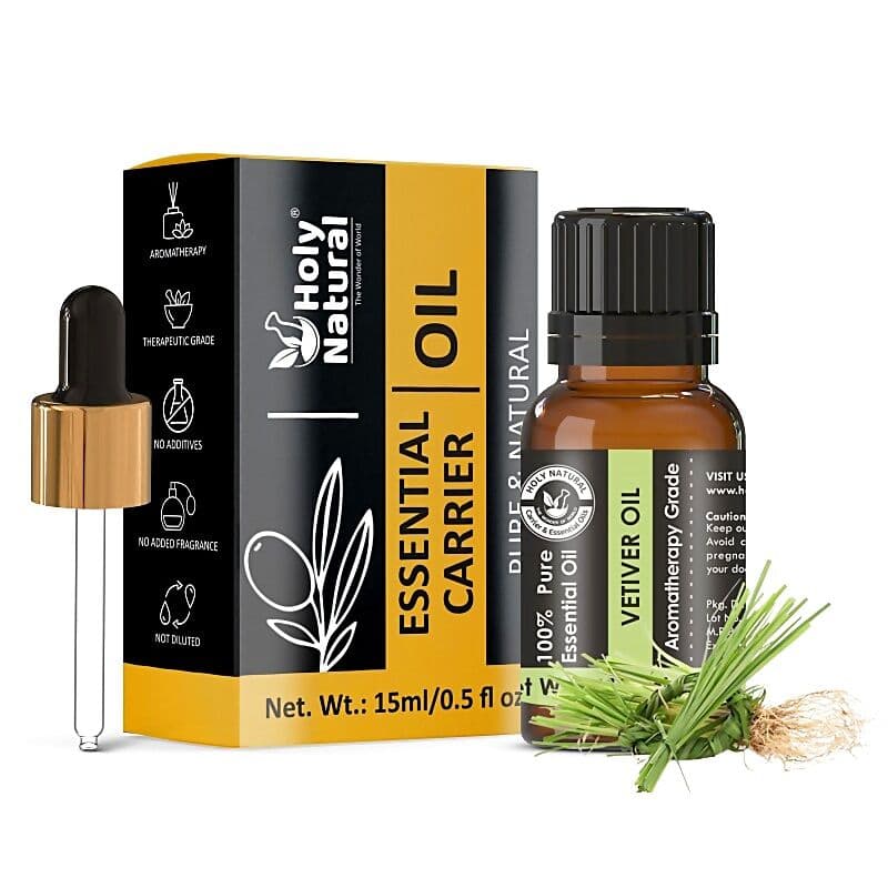 Holy Natural Vetiver Essential Oil