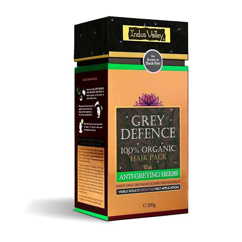Indus Valley Grey Defence Organic Hair Pack