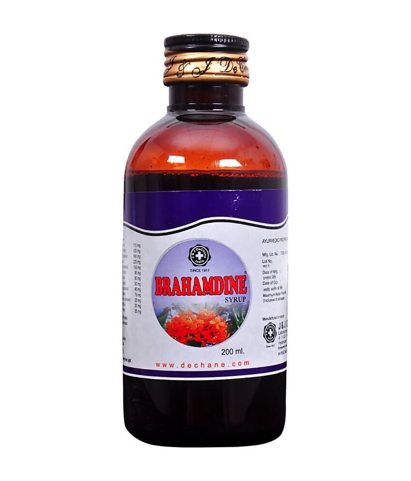 J And J Dechane Ayurvedic Brahamdine Syrup