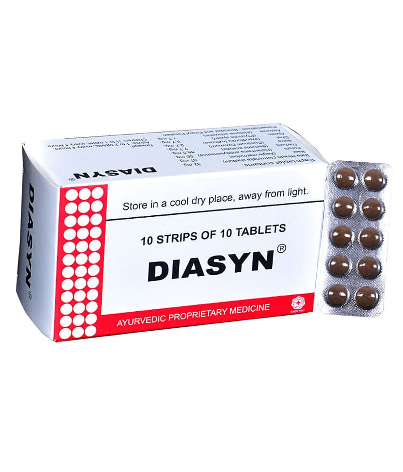 J And J Dechane Ayurvedic Diasyn Tablets