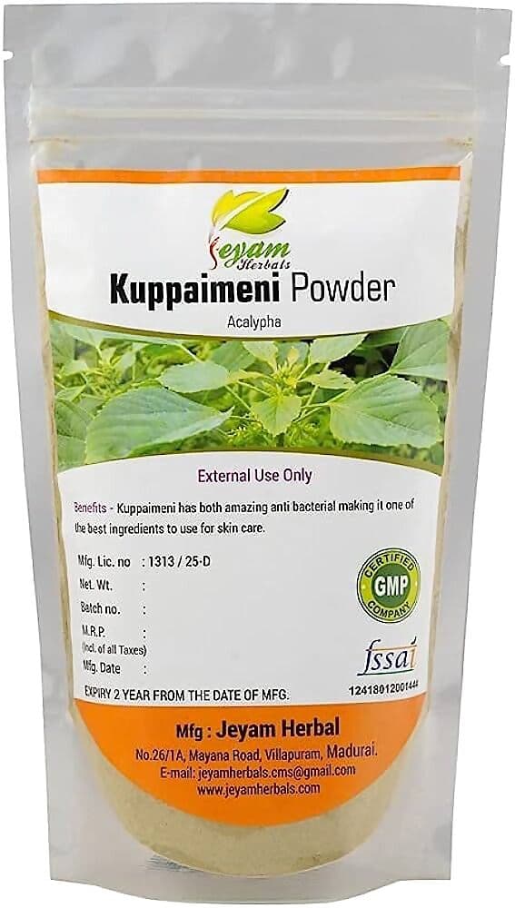 Jeyam Herbal Kuppaimeni Powder