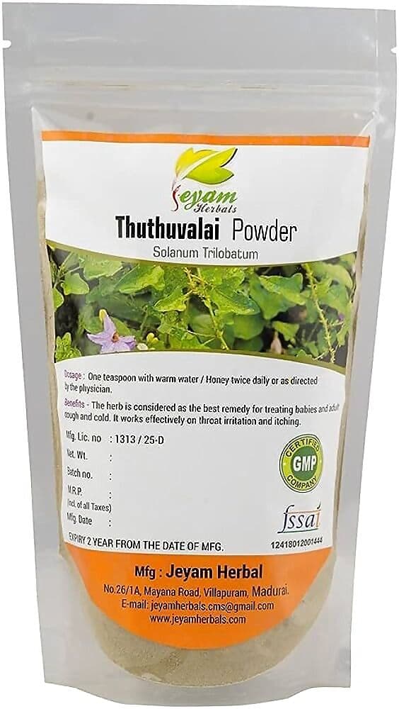 Jeyam Herbal Thuthuvalai Powder