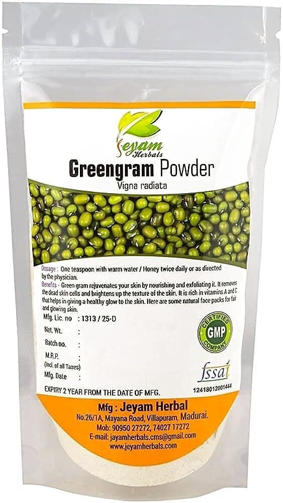 Jeyam Herbals Green Gram Powder