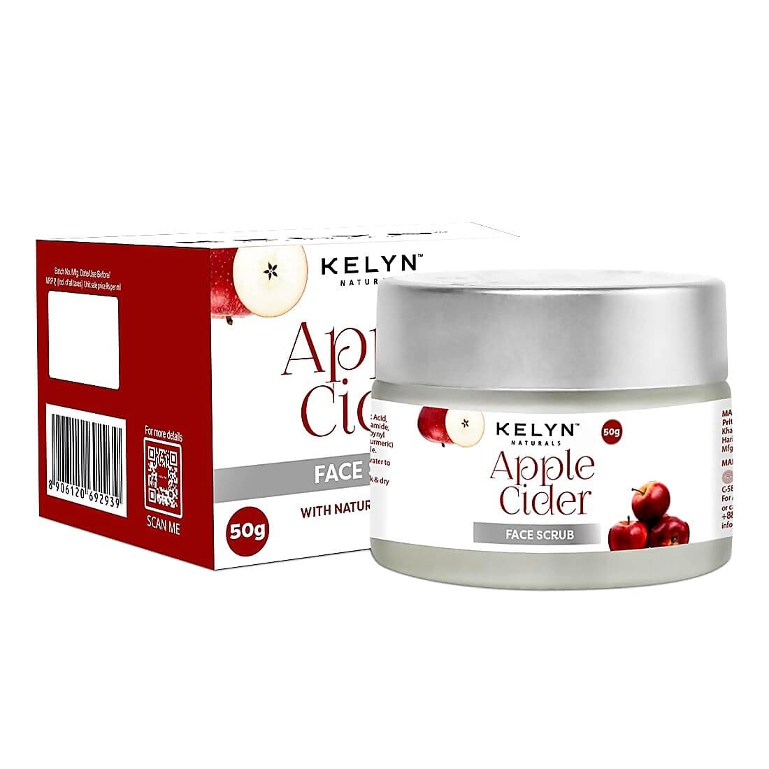 Kelyn Natural Apple Cider Face Scrub