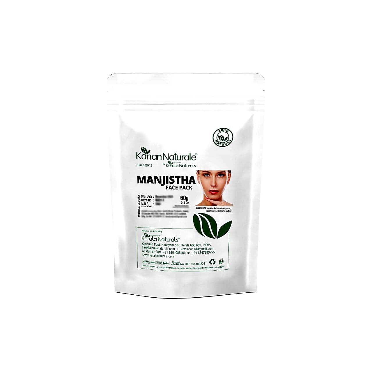 Kerala Naturals Manjistha Face Pack