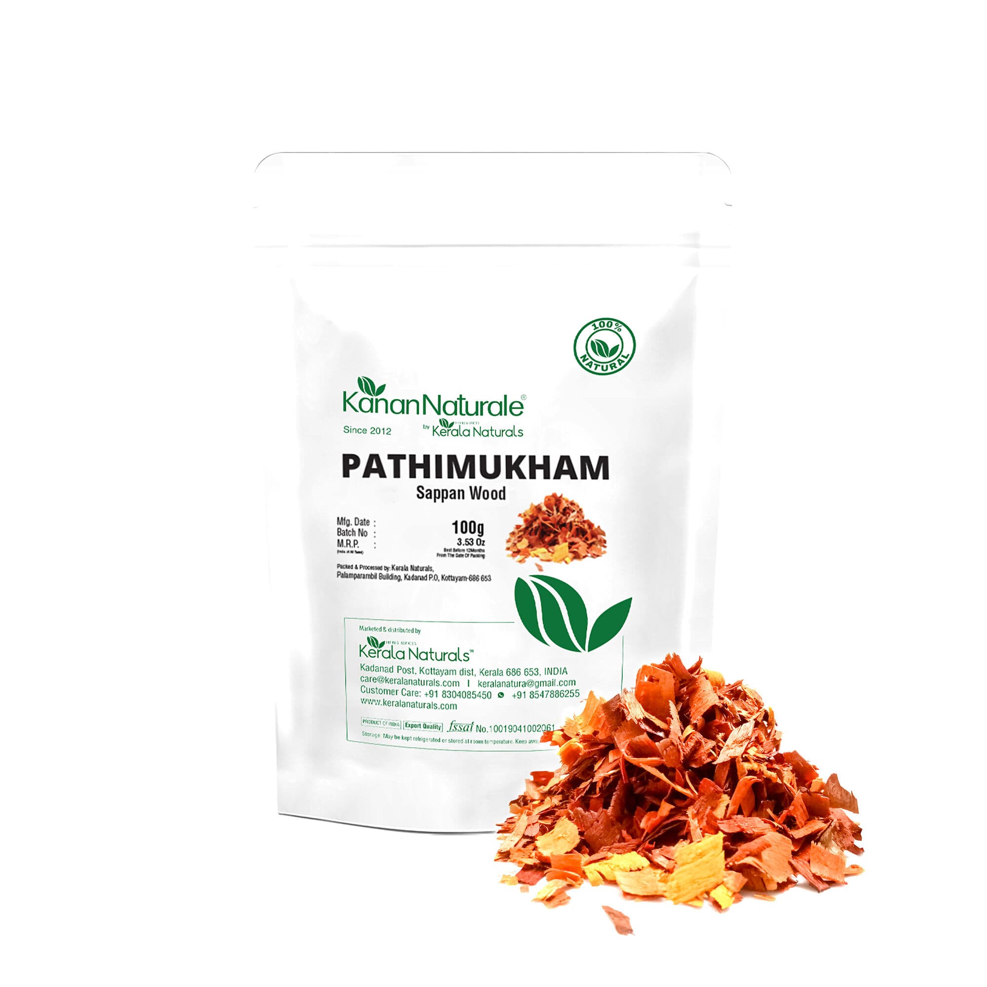 Kerala Naturals Pathimukham - Sappan Wood