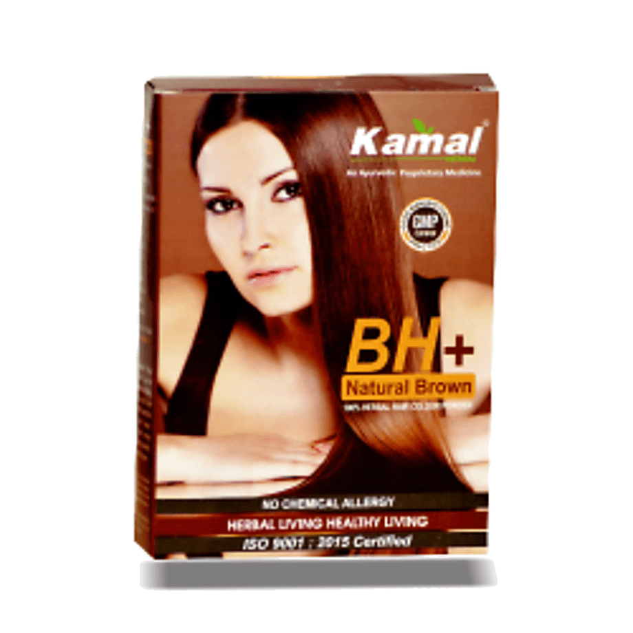 Khadi Kamal Herbal BH+ Natural Brown