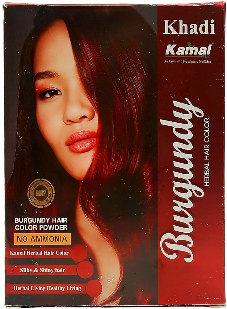 Khadi Kamal Herbal Burgundy Hair Color