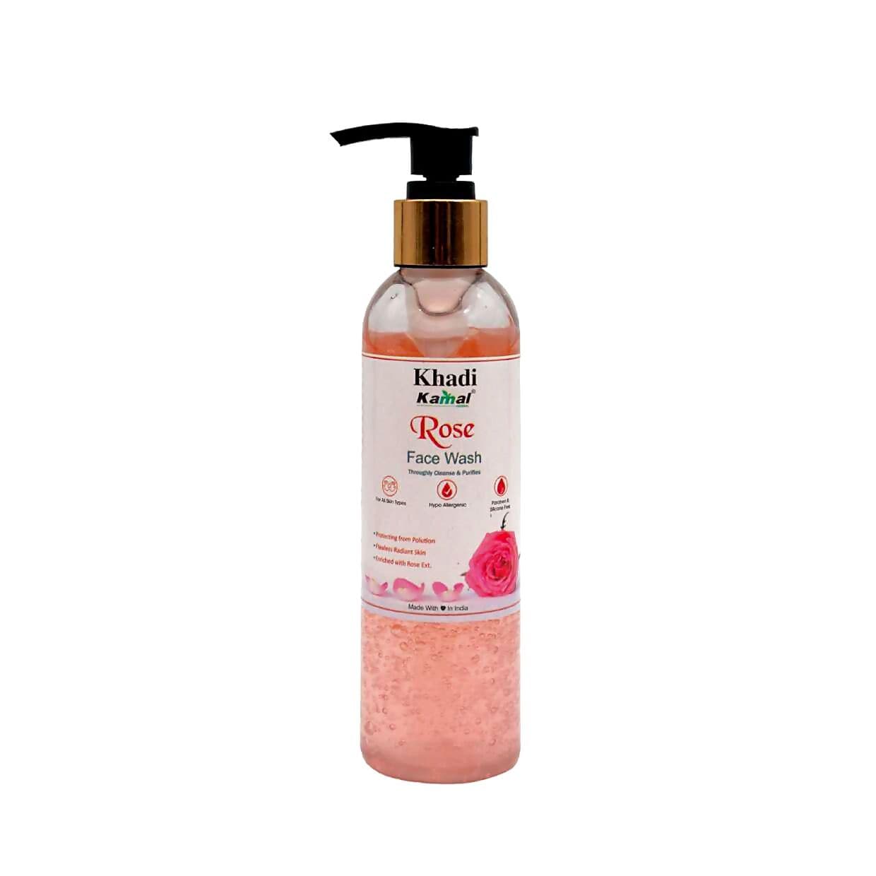 Khadi Kamal Herbal Rose Face Wash
