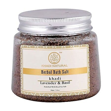Khadi Lavender And Basil Bath Salt