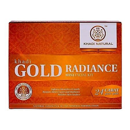 Khadi Natural Gold Radiance Facial Kit