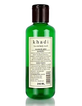 Khadi Neem and Tulsi Face and Body Wash