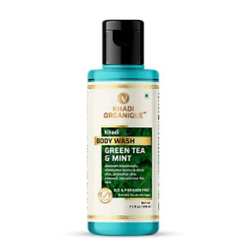 Khadi Organique Green Tea & Mint Body Wash