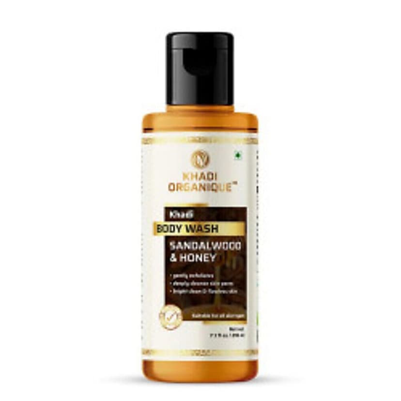 Khadi Organique Sandalwood & Honey Body Wash 