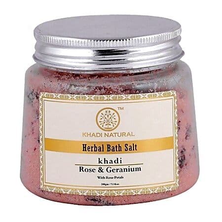 Khadi Rose And Geranium With Rose Petals
