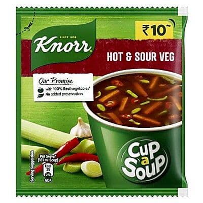 Knorr Hot & Sour Veg Cup-A-Soup