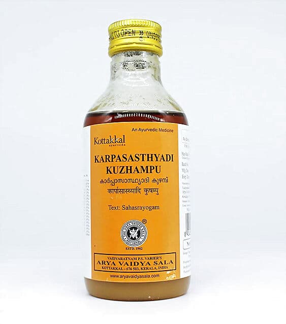 Kottakkal Ayurveda Karpasasthyadi Kuzhampu