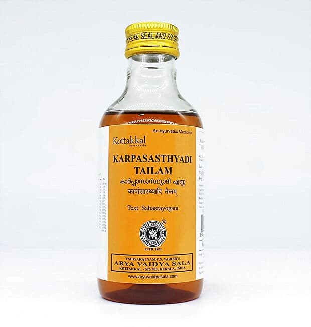 Kottakkal Ayurveda Karpasasthyadi Tailam