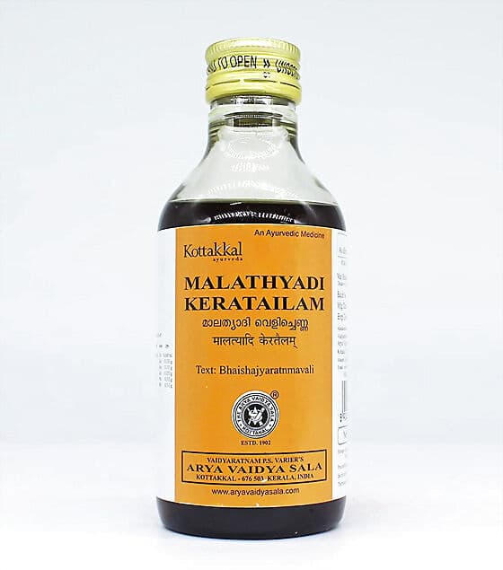 Kottakkal Ayurveda Malatyadi Kera Tailam