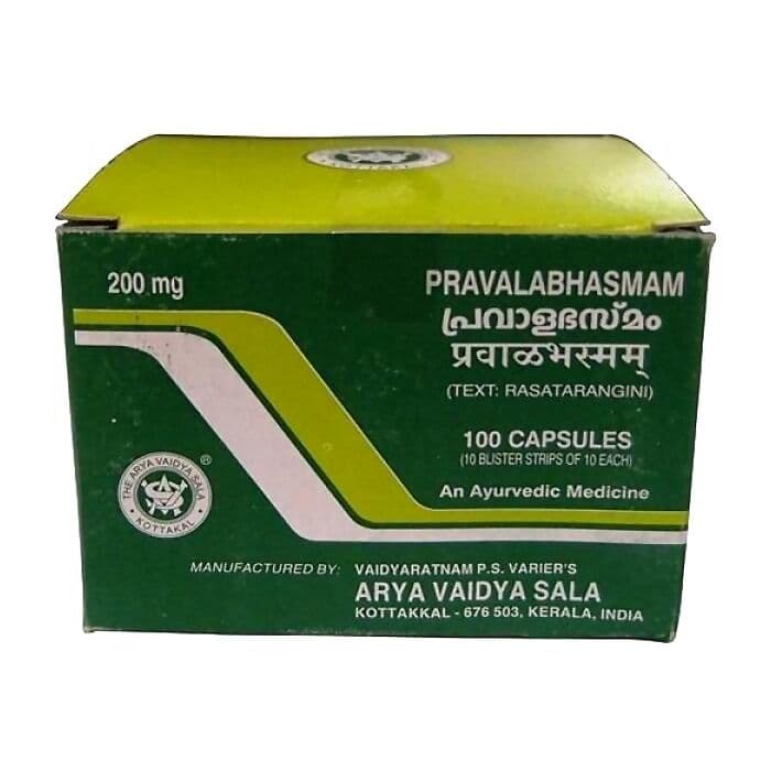 Kottakkal Ayurveda Pravala Bhasmam Capsule