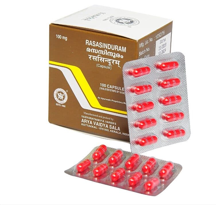 Kottakkal Ayurveda Rasasinduram Capsule