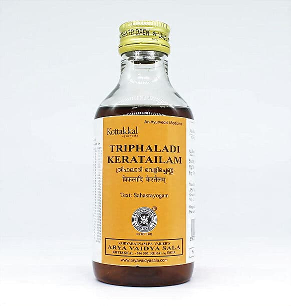 Kottakkal Ayurveda Thriphaladi Kera Tailam
