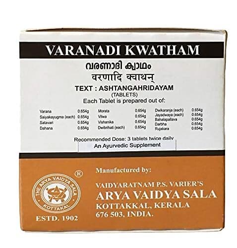 Kottakkal Ayurveda Varanadi Kwatham Tablet