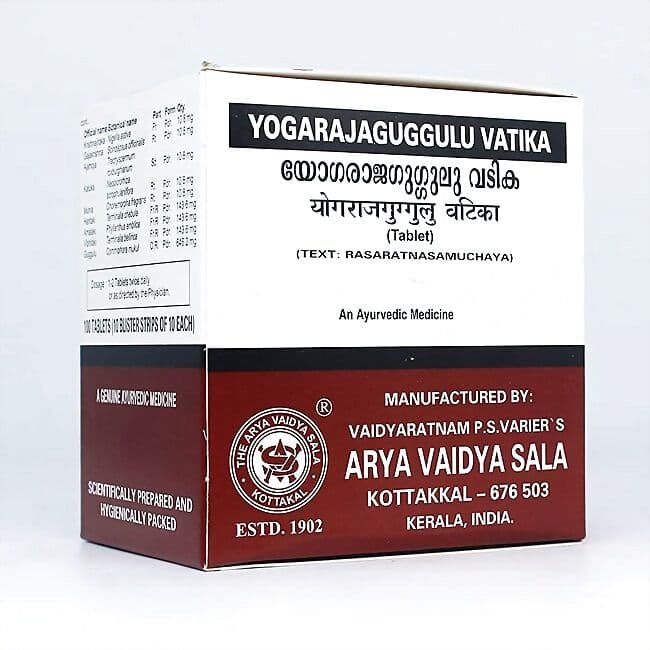 Kottakkal Ayurveda Yogaraja Gulgulu Vatika
